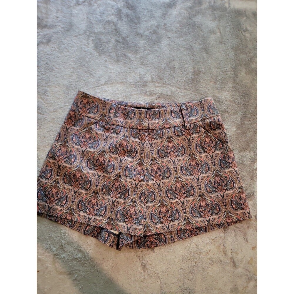 Drew Short Womens Boho Paisley Size 0 Multicolor Summer Beach Vacation Resort